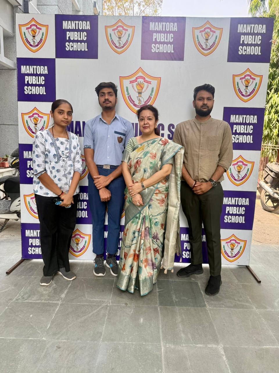 Board Results Declaration Celebration With the Directress Ma'am Mrs Rati Gupta
